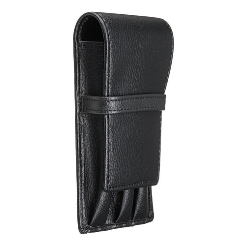 Füllfederhalter-Roller Schwarzes Lederetui Schreibwaren für 3 Stifte Pen - Bild 6 von 7