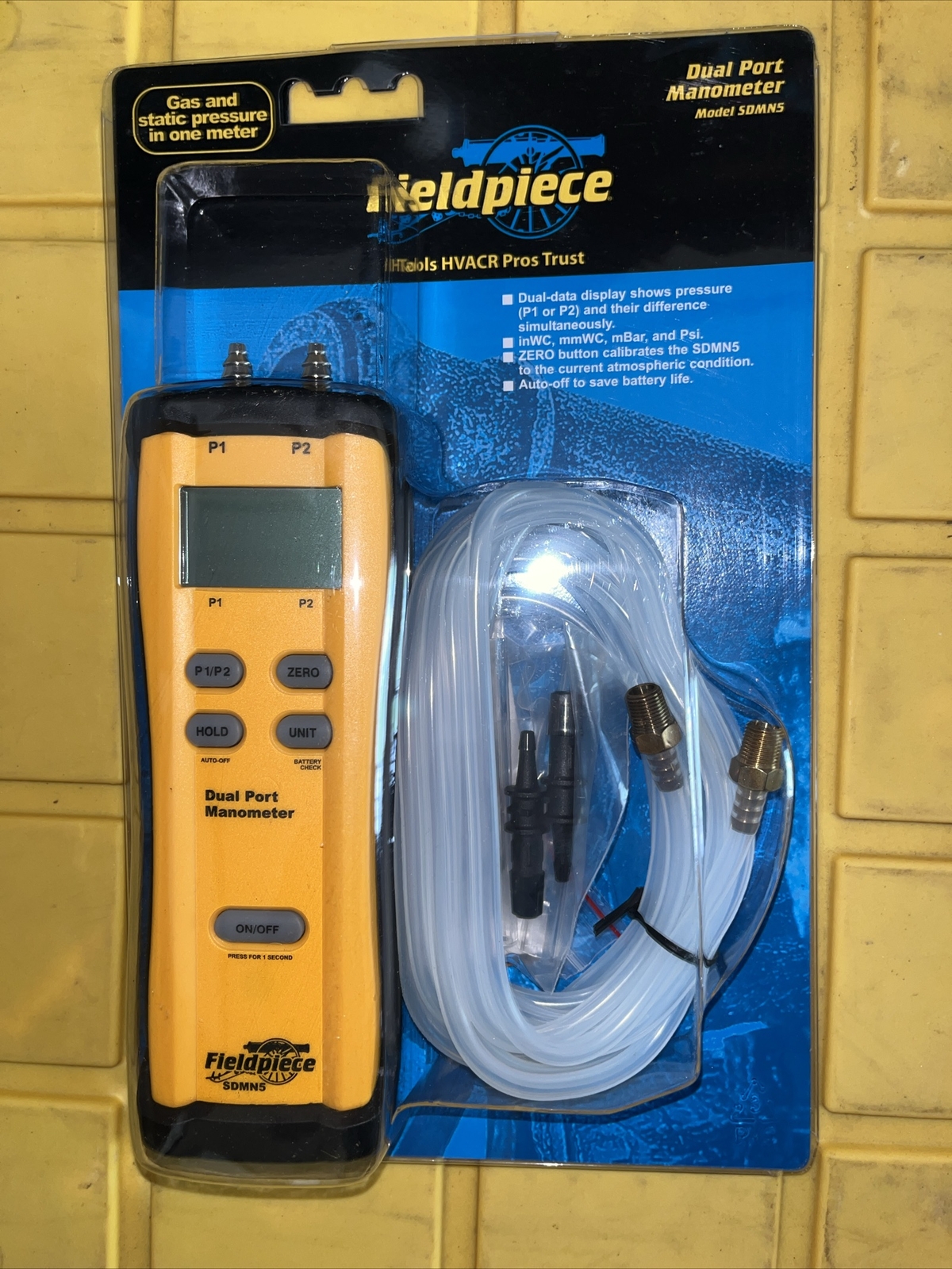 Fieldpiece SDMN5 Dual Port Manometer New eBay