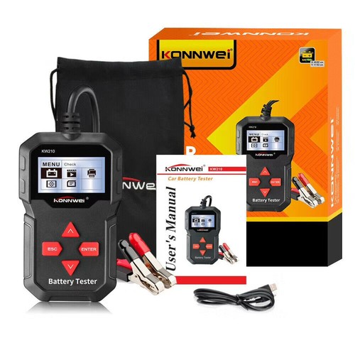 Probador Automático Inteligente de Batería de Coche KONNWEI KW210 12V Analizador de Batería Automático 100 - Imagen 8 de 8