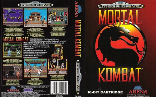 - Mortal Kombat 1 2 3  MegaDrive Box Art Sleeves Insert Case Only - Picture 5 of 9