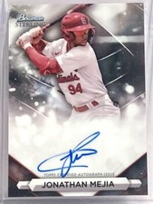 2023 Bowman Sterling Jonathan Mejia Autographs #PA-JM St. Louis Cardinals