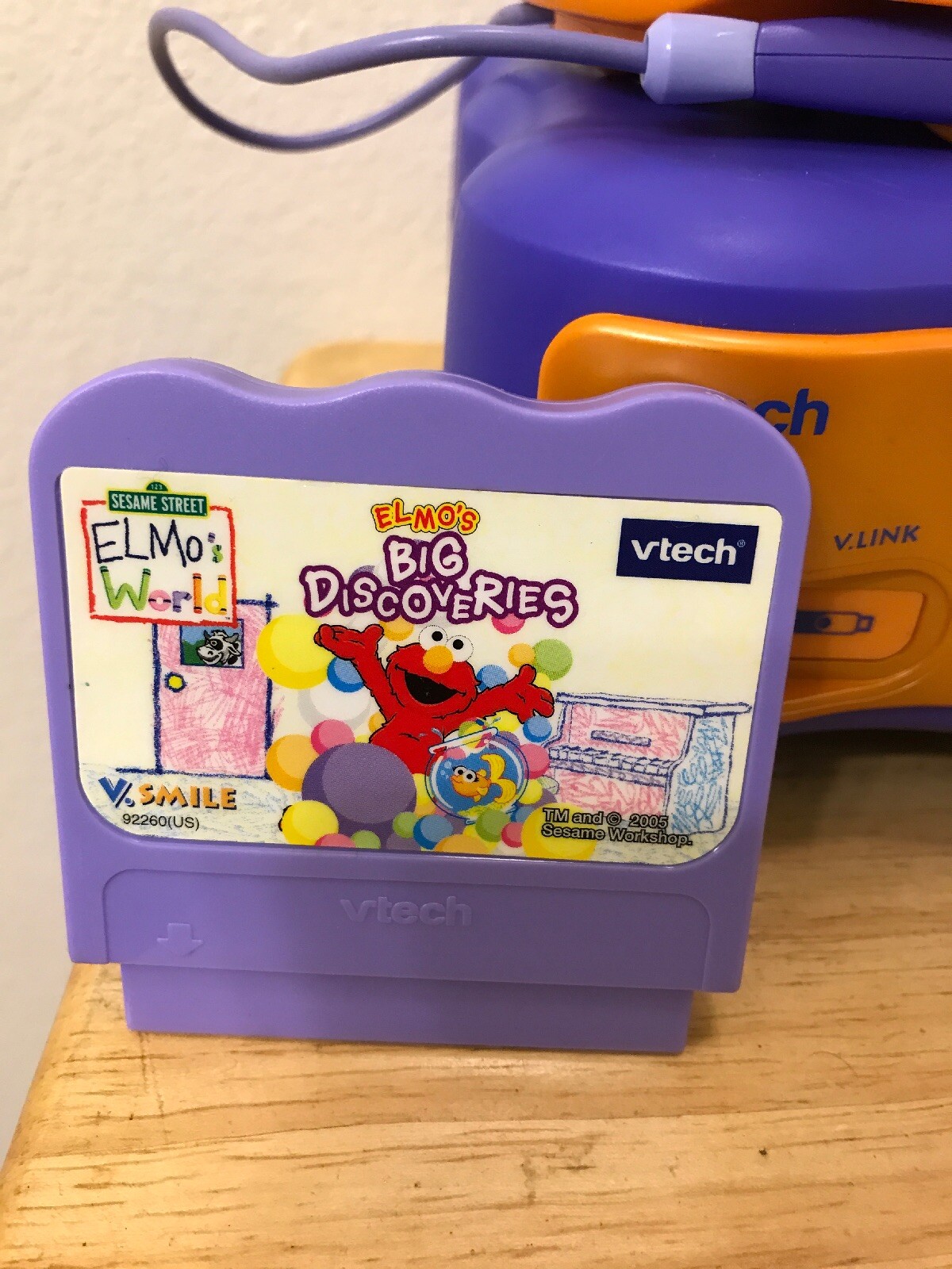 Vtech V. Smile PC Pal TV Learning System Bundle Console Controller & 1 Game Zapasy wysyłkowe