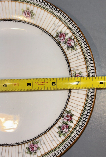 Noritake Hand Painted Nippon Ormonde Bassett 7 5/8" Salad Plate- Free Shipping - Picture 3 of 4