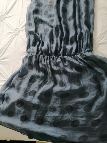 New 100% Lined Silk Dress/Long Top - Size 14 - Picture 5 of 9