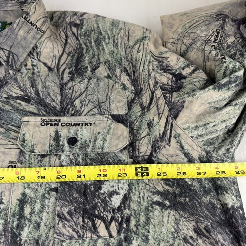 Cabelas Open Country Seclusion 3D Camo Cargo Pants + Shirt Set Mens 2XL Tall - Picture 7 of 15