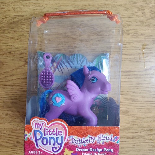 MY LITTLE PONY 2004 BUTTERFLY ISLAND DREAM DESIGN PONY ISLAND DELIGHT 2004 - Foto 1 di 5