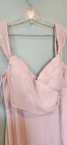 Birdy Grey Spence Convertible Dress In Chiffon Blush Pink Plus Size 3XL Formal - Picture 4 of 10
