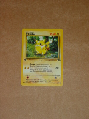 1st edition pikachu ピカチュウ 50 HP ポケモンカード first edition