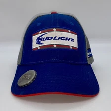 Bud Light Hat w/ Bottle Opener & Bluetooth 5.0 Mini Party Speaker Radio in Blue