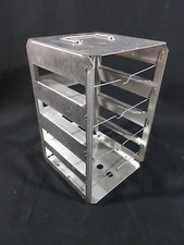 NALGENE Stainless Steel SS 4-Position 2” Cryogenic CryoBox Freezer Rack 5036