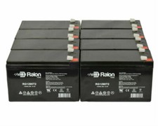 Raion Power 12V 9Ah APC SMART-UPS APC3RA Battery - 8 Pack