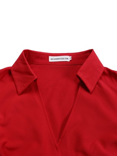 Damen Herbst Elegant V Ausschnitt Plissee Kleid Gewölbt Plissee Fließend Maxi Lang Kleid - Bild 28 von 60