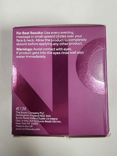 No7 Menopause Skincare Nourishing Overnight Cream 1.69 fl oz Women Box Wear - Picture 3 of 4
