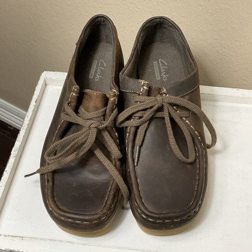Neu Clarks Padmora Wallabee Damengröße 6,5 M Schuh Leder Chukka braun Loafer Rck - Bild 10 von 12