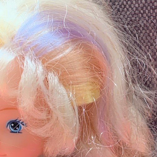 1988 Lady LOVELY LOCKS BALLERINA MAIDEN FAIRHAIR MATTEL Blond Blue Pink Dress - Picture 5 of 13