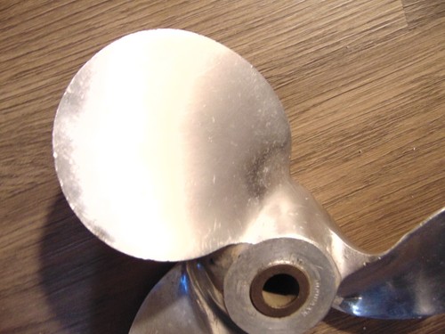 1956-1957 Elgin West Bend Outboard 10-3/8 X 11.5 G90 Aluminum Propeller Michigan - Picture 3 of 10