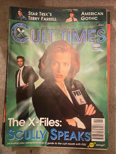 Cult Times Magazine 11 Aug 96 X Files Randall & Hopkirk Mission Impossible Trek