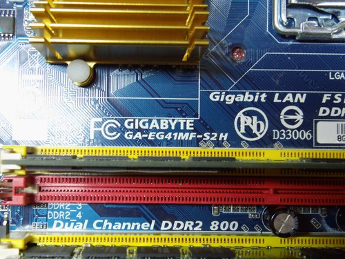 Placa madre Gigabyte GA-EG41MF-S2H + E2160 + 2 GB DDR - Imagen 5 de 7
