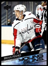 2020-21 Upper Deck Young Guns Brian Pinho Rookie Washington Capitals #475 R105