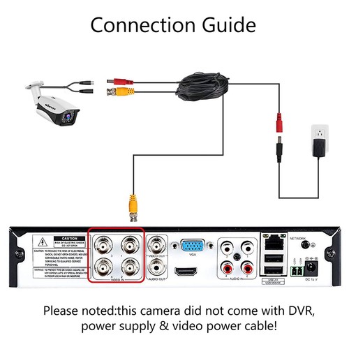 2X KKMOON 1080P CCTV Security Camera Outdoor Night Vision Motion Detect Z6B7 - Picture 8 of 12
