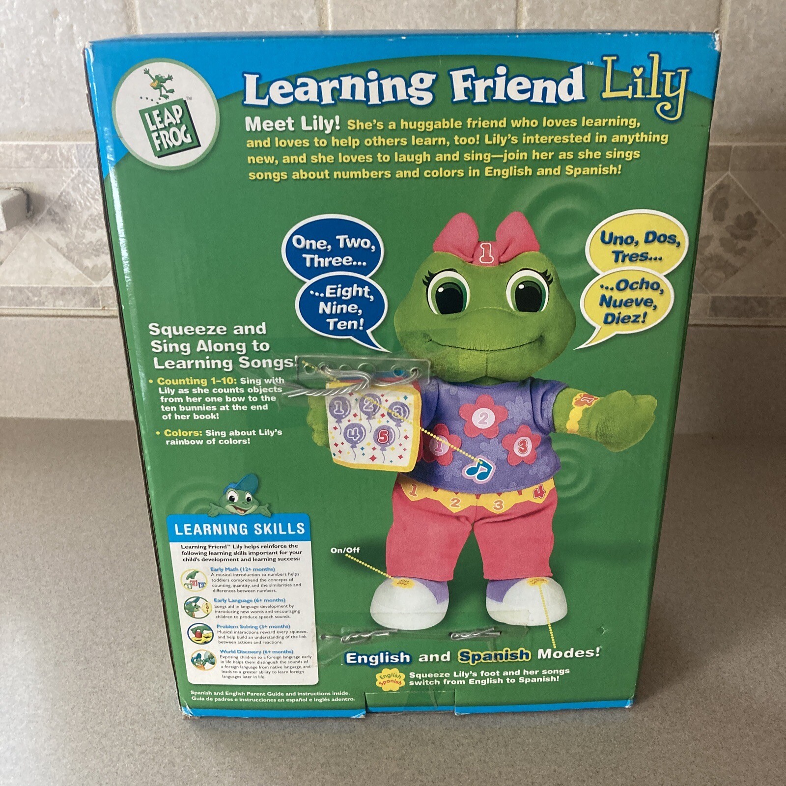LeapFrog+Learning+Friends+Lily+English+and+Spanish+Tested+Works++A0606