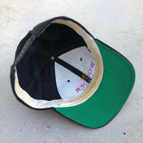 Vtg The Wonder Years ‘92 ‘93 Crew Gift Black Snapback Hat - Adjustable Size - Picture 9 of 14