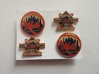 Vintage (2) 1986 New York Mets 25th Anniversary & (2) Baseball Souvenir Pins