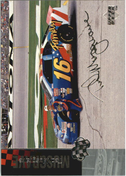 1995 Upper Deck Silver Signature/Electric Silver #59 Ted Musgrave with Car