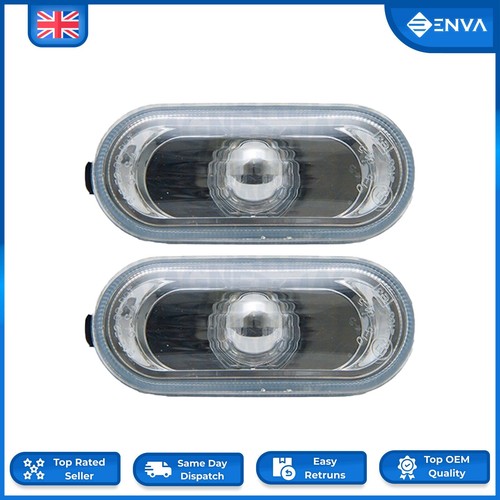 2X Side Indicator Repeater Light For VW Bora Golf Transporter T5 Caddy 2K0949117 - Picture 3 of 3