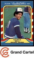 1987 Fleer Limited Edition #4 George Bell - Toronto Blue Jays GRAND-CARTEL