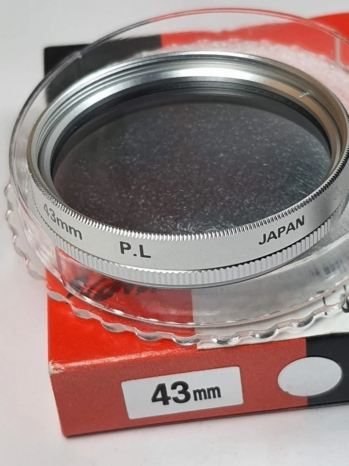 43mm Polarizer PL Glass Lens Filter Japan 43 mm Polarizing Pol Bower E43 E-43 - Image 2 of 4