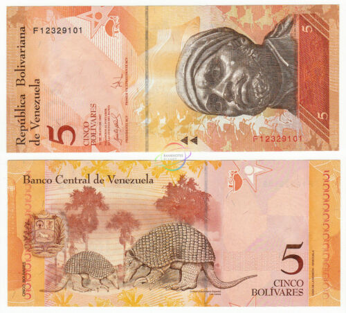 VENEZUELA 2 5 10 20 50 100 Bolivares SET 6 PCS 2007-2015 P-88 89 90 91 92 93 UNC - Picture 3 of 7