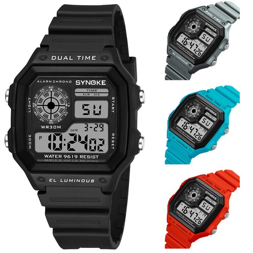 Men Waterproof Sport Digital Watch Military LED Backlight Wristwatch Watch Gift - Picture 8 of 61