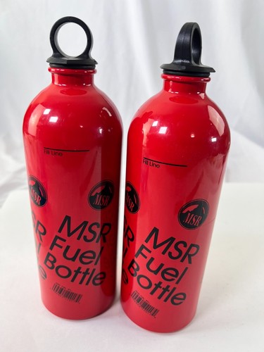 2 MSR vintage 22 fl. Oz. Bottiglie Bottiglia Carburante Fornello a Zaino WhisperLite - Foto 2 di 10