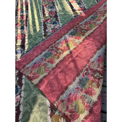 Scalamandre Colony Italian Linen Tapestry “Cornucopia” Fabric 1 1/4 yards 88x54” - Picture 12 of 16
