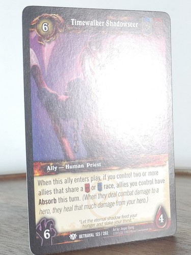 Timewalker Shadowseer - Betrayal of the Guardian - Singles - 123/202 - WoW TCG - Imagen 14 de 16