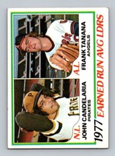 1978 Topps #207 ERA Leaders DP/John Candelaria/Frank Tanana