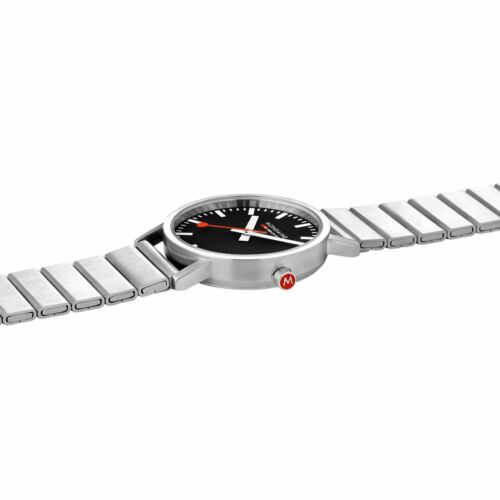 Mondaine A660.30314.16SBW Swiss Railways Classic Steel 36mm Quartz Wrist Watch - Picture 4 of 6
