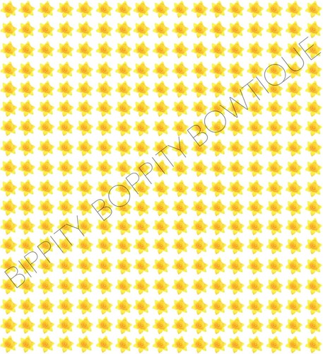 GORGEOUS "ST DAVIDS DAY DAFFODIL DRAGON" CANVAS PRINTED FABRIC SHEET..HAIR BOWS, - Picture 7 of 10