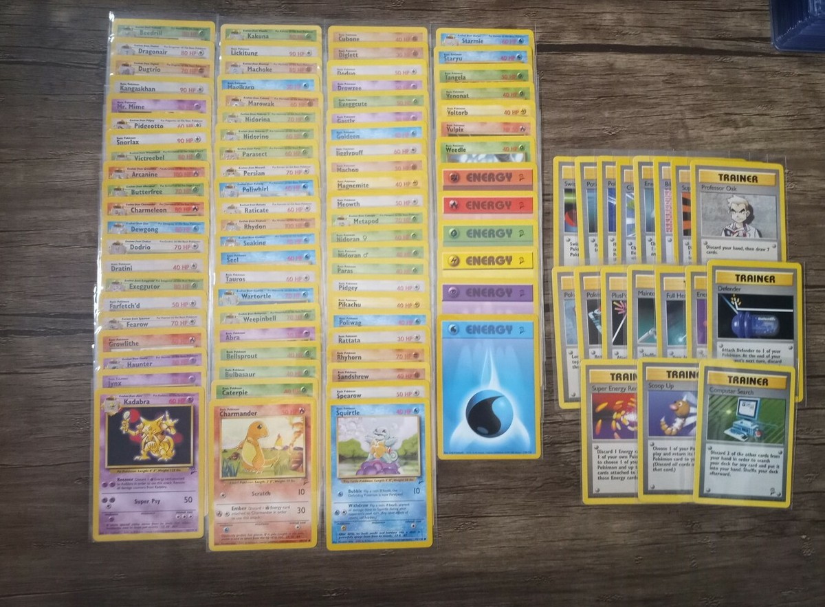 Pokemon Base Set 2 Near Complete Set of Rare Uncommon