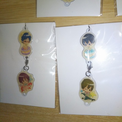 A59113 Free ! / Anime / Many Metal charm set - Picture 3 of 5