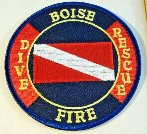 BOISE FIRE DIVE RESCUE ~ IDAHO FABRIC  PATCH - Picture 1 of 4
