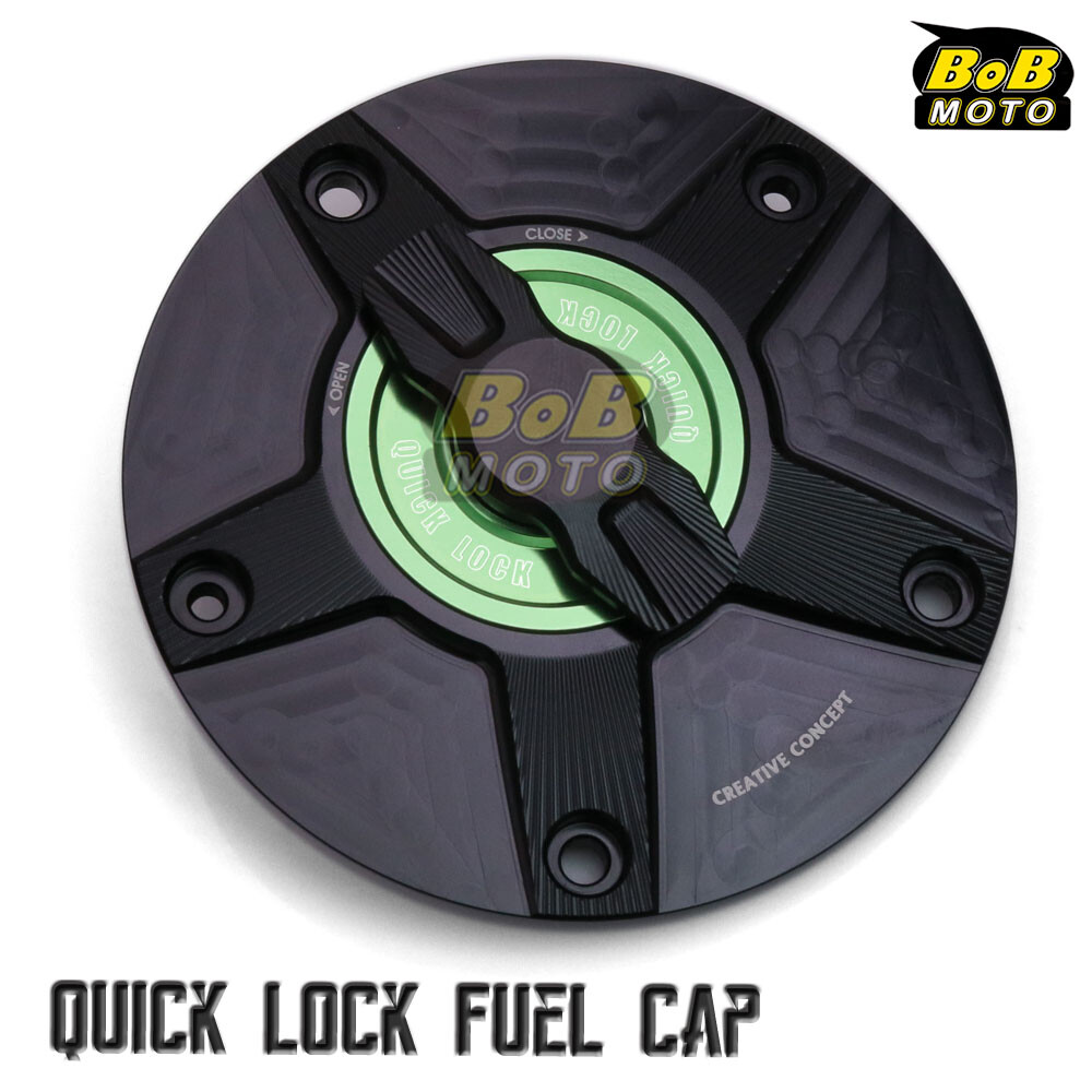 CNC FCR Keyless Fuel Tank Gas Cap For GSX-R1000R ABS GSX-R600 GSXR750 GSX1250 FA image