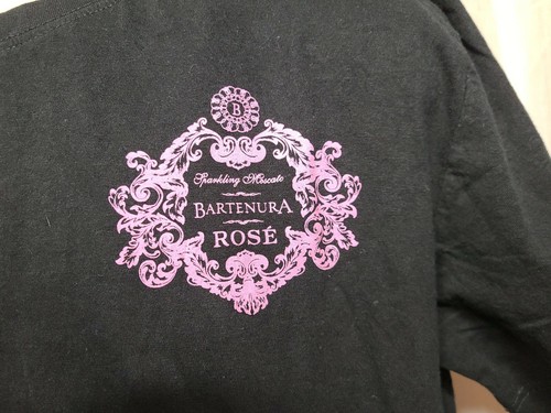 Sparkling Moscato Bartenura Rose Not Sparkling Dazzling Women Black XL TShirt - Picture 5 of 11