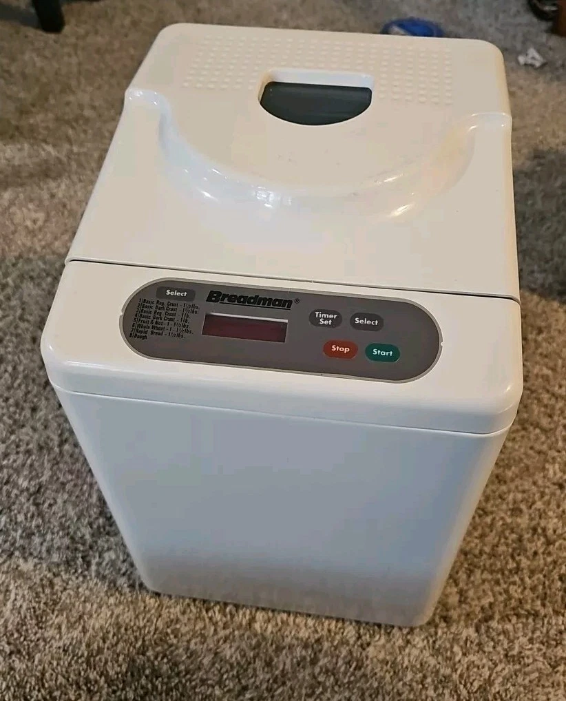 BREADMAN TR441 Automatic Bread Maker Makes 2 Sizes - No Box, Never Used!
