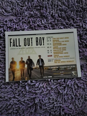 TPGM45 ADVERT 5X8 FALL OUT BOY : AMERICAN BEAUTY/AMERICAN PSYCHO TOUR 2015