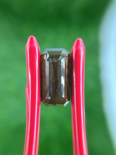 Natural Golden Brown Tourmaline | Emerald Cut | 30x16x10 mm | 41.85 Cts | Untrea - Picture 4 of 8