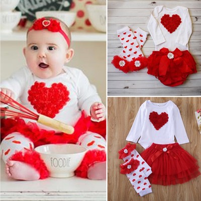 baby girl heart outfit