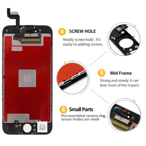 LCD Display Touch Digitizer Screen Replacement with Camera For iPhone 6S 6 Plus - Picture 40 of 57