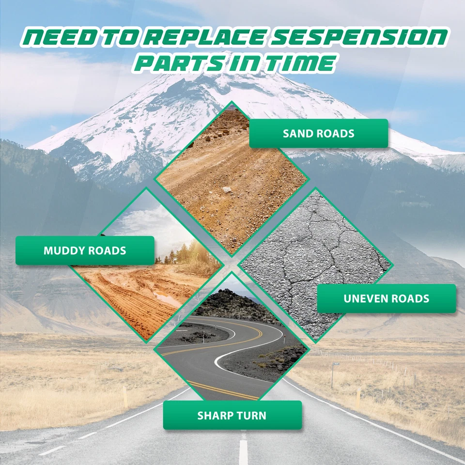 10x Front Lower Control Arm Sway Bar Tie Rod For 2007 2008-2012 Hyundai Santa Fe - Image 3 of 4